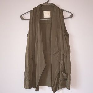 Army green vest